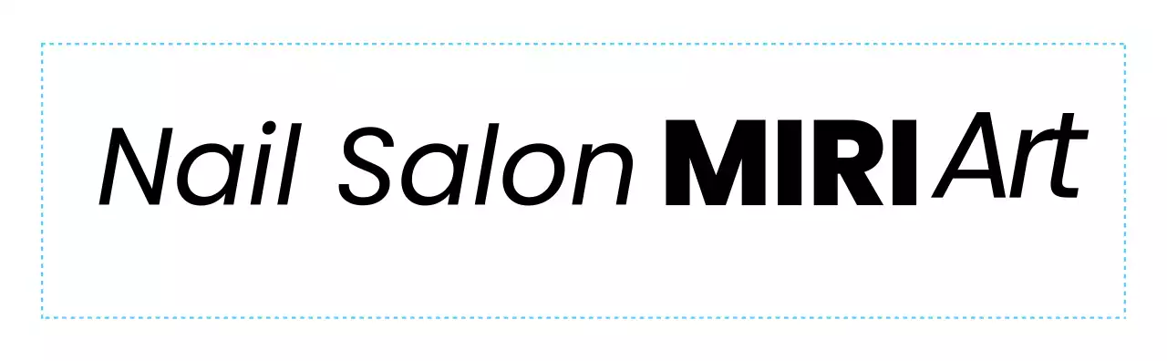 白黒 シンプル サロン ロゴ おしゃれ