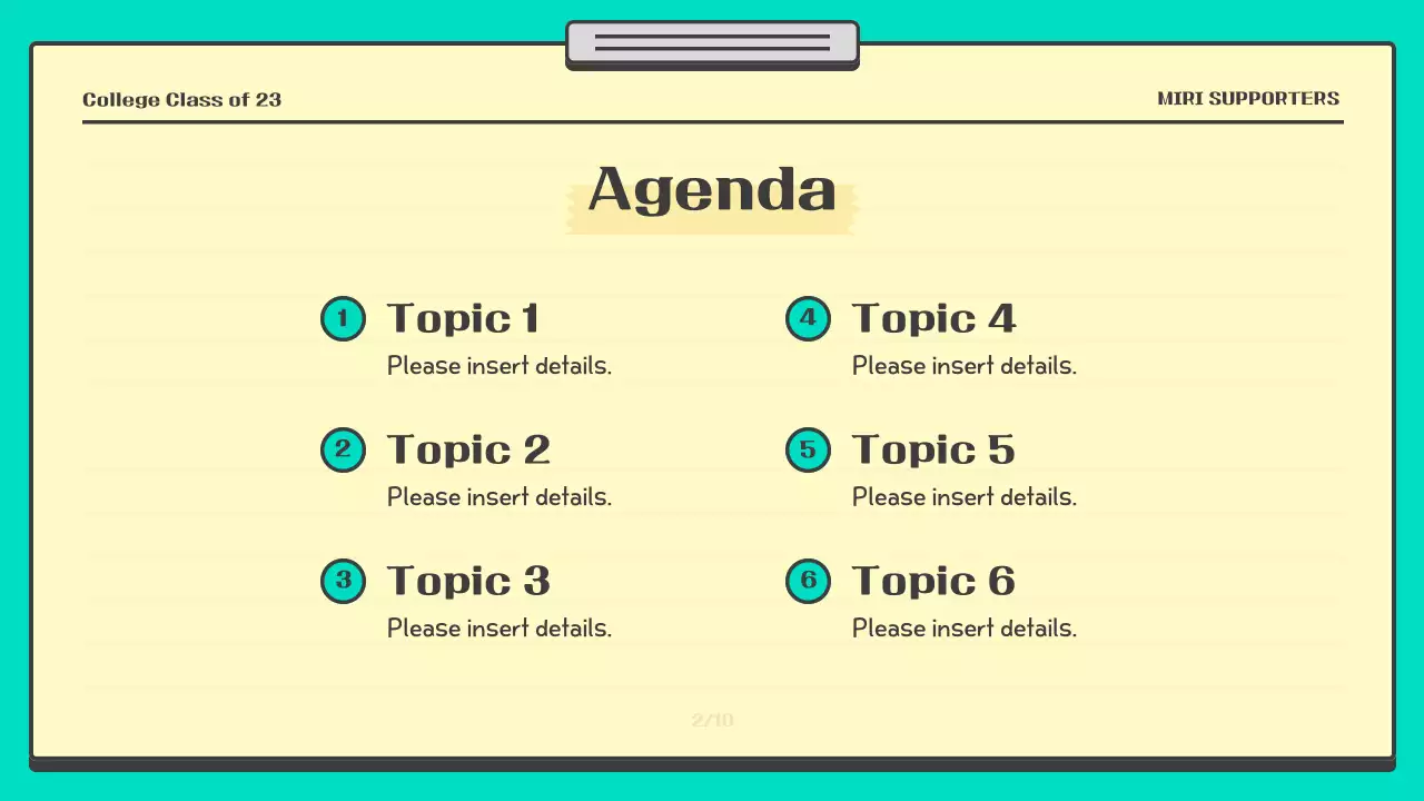 민트 플레이풀 마케팅 가이드 프레젠테이션