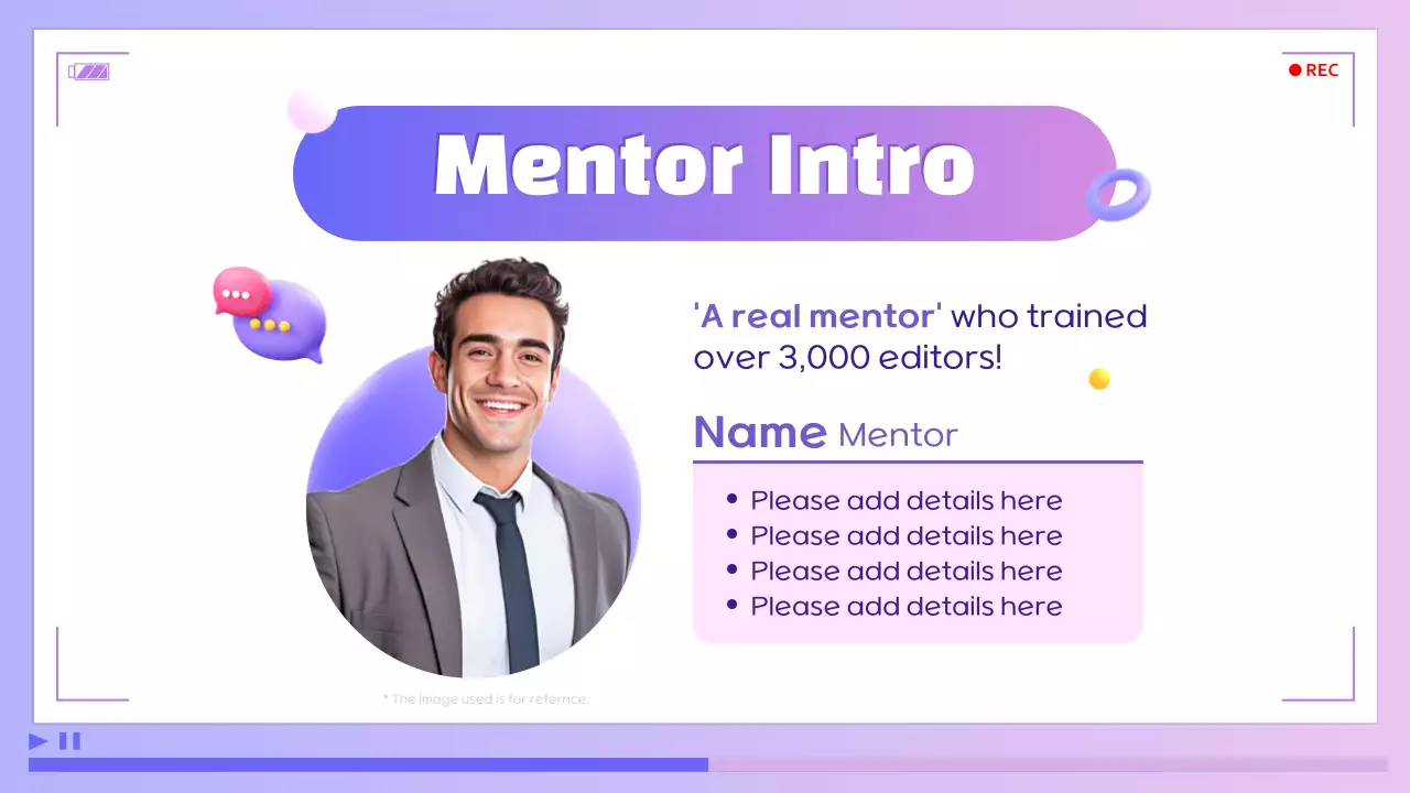 Purple Modern Video Course Announcement Presentation