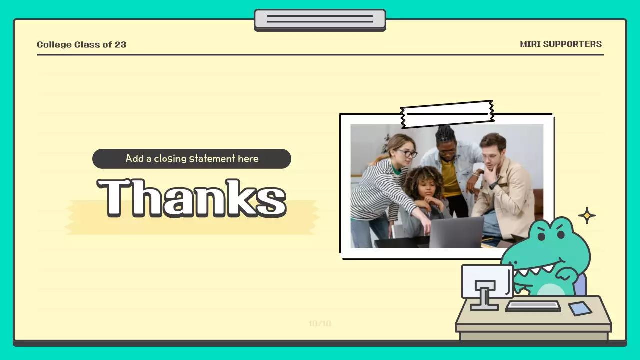 민트 플레이풀 마케팅 가이드 프레젠테이션