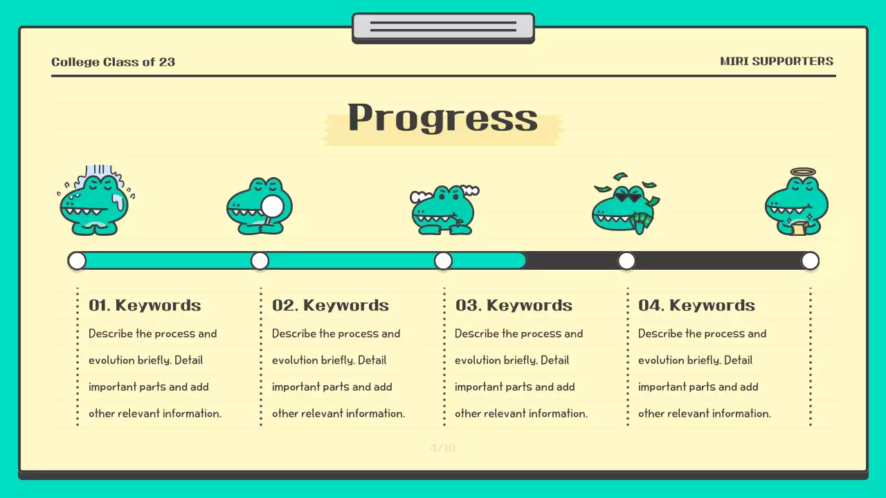 민트 플레이풀 마케팅 가이드 프레젠테이션