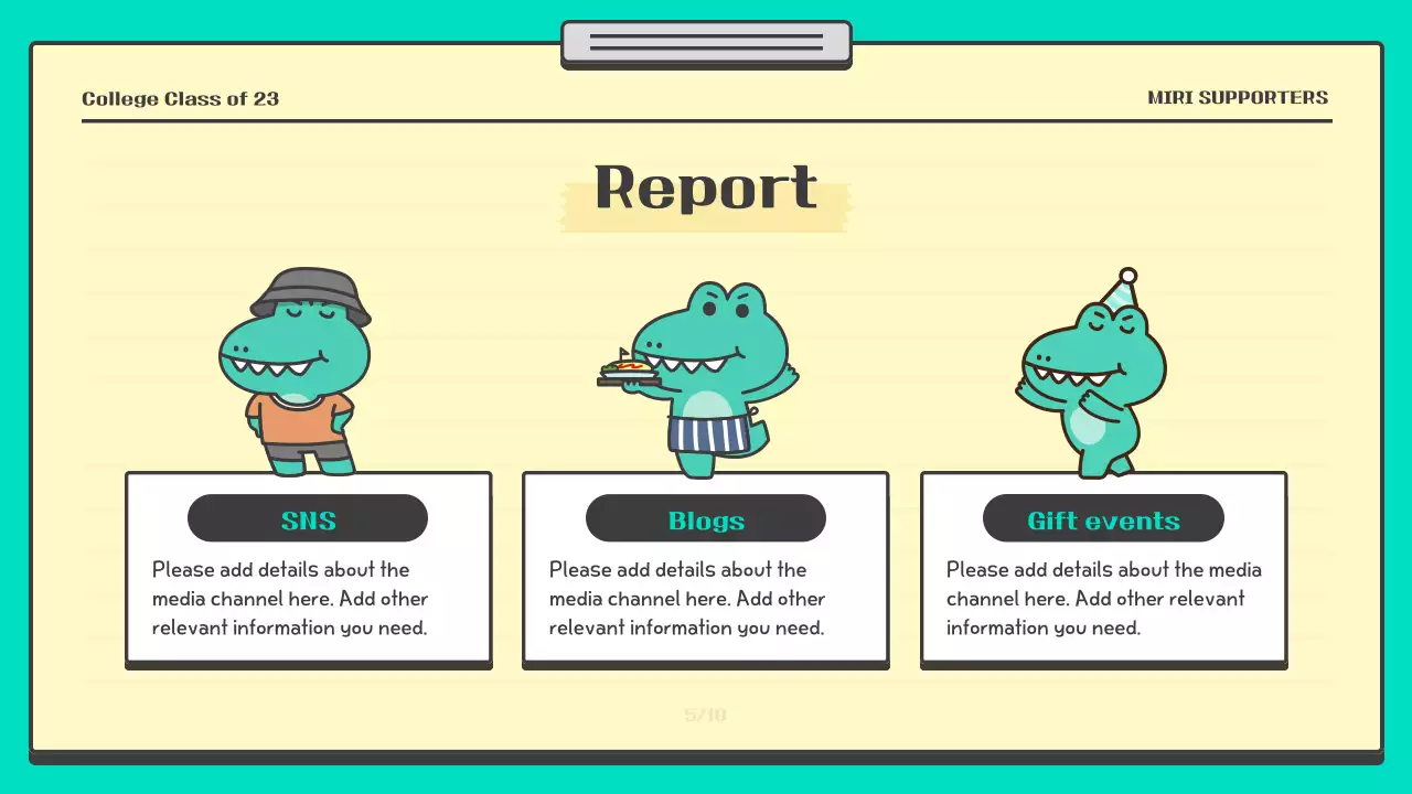 민트 플레이풀 마케팅 가이드 프레젠테이션