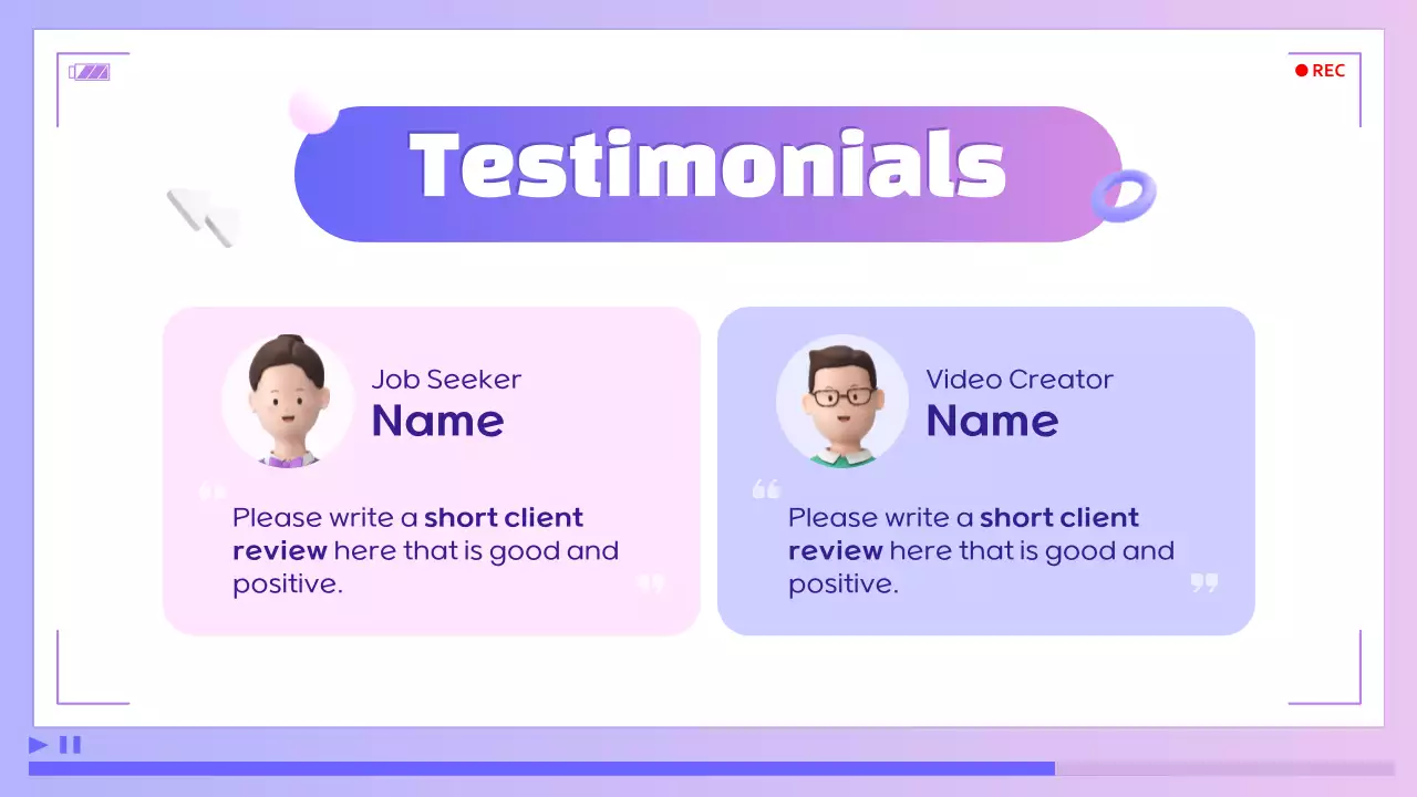 Purple Modern Video Course Announcement Presentation