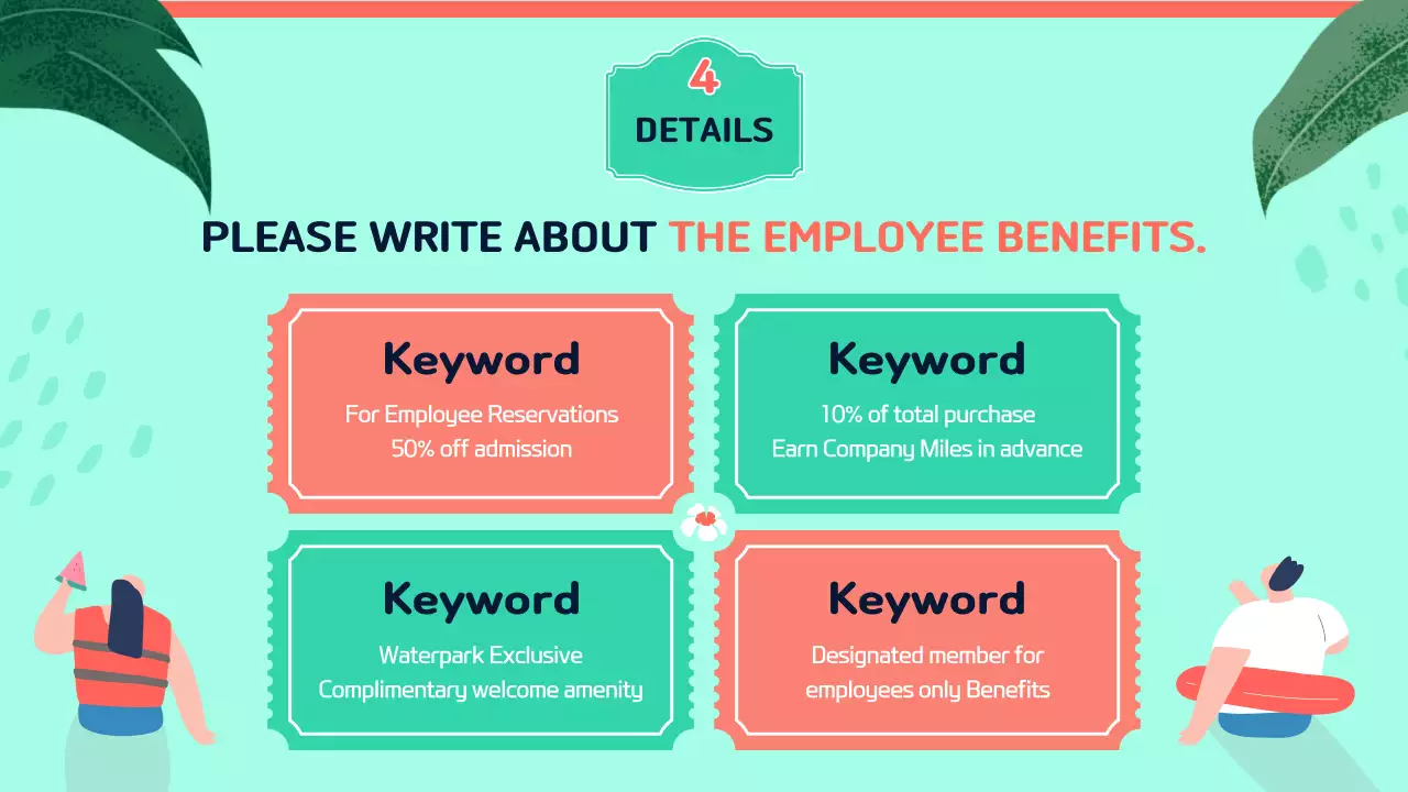 코럴 트로피컬 워터파크 제안 프레젠테이션