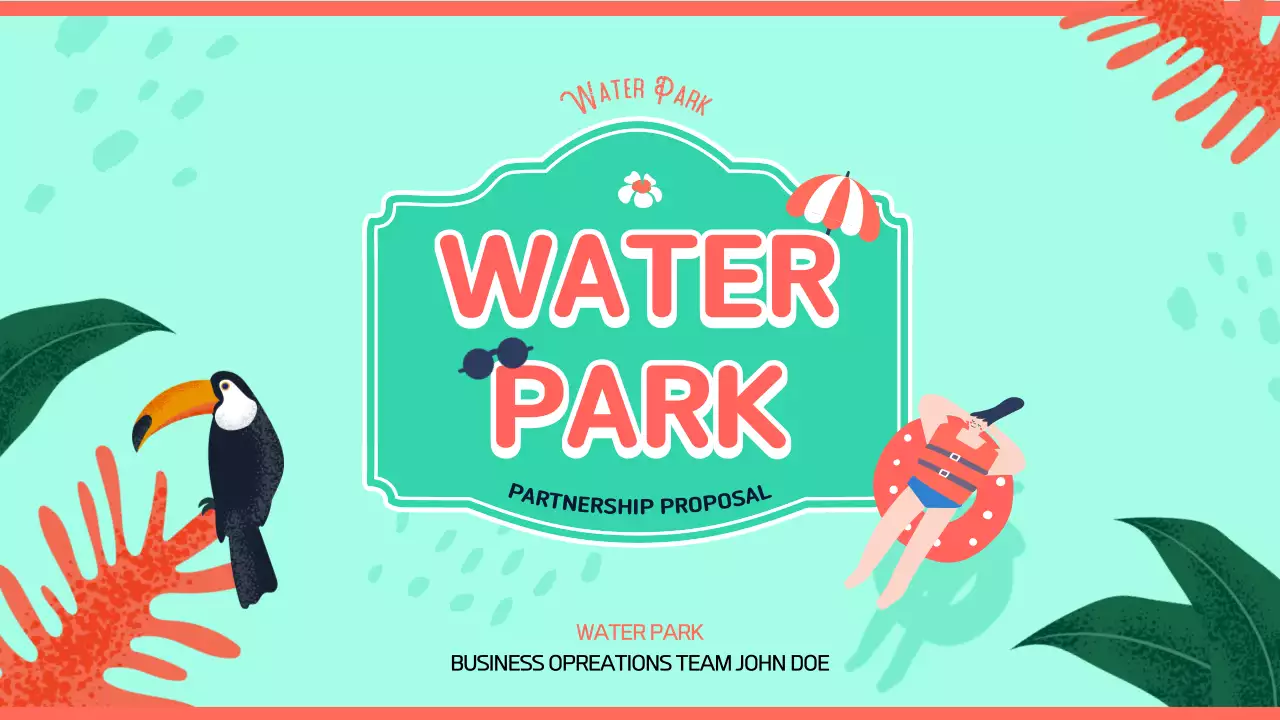 코럴 트로피컬 워터파크 제안 프레젠테이션