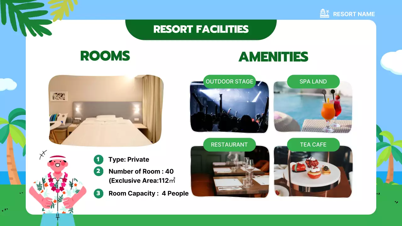 블루 레트로 파트너십 제안 프레젠테이션