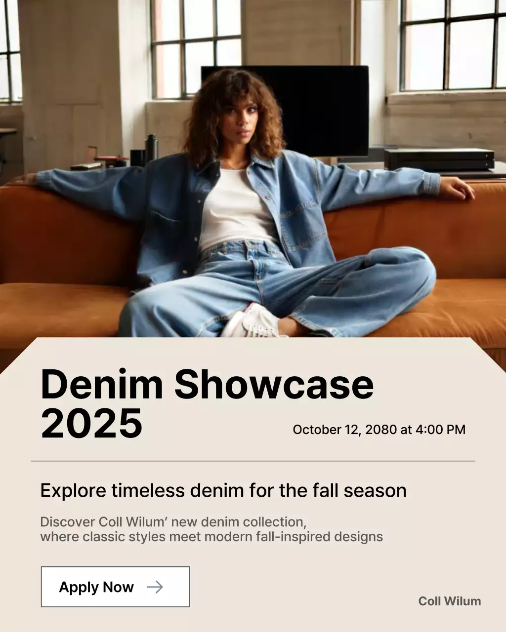 Blue Modern Fashion Announcement Instagram Post