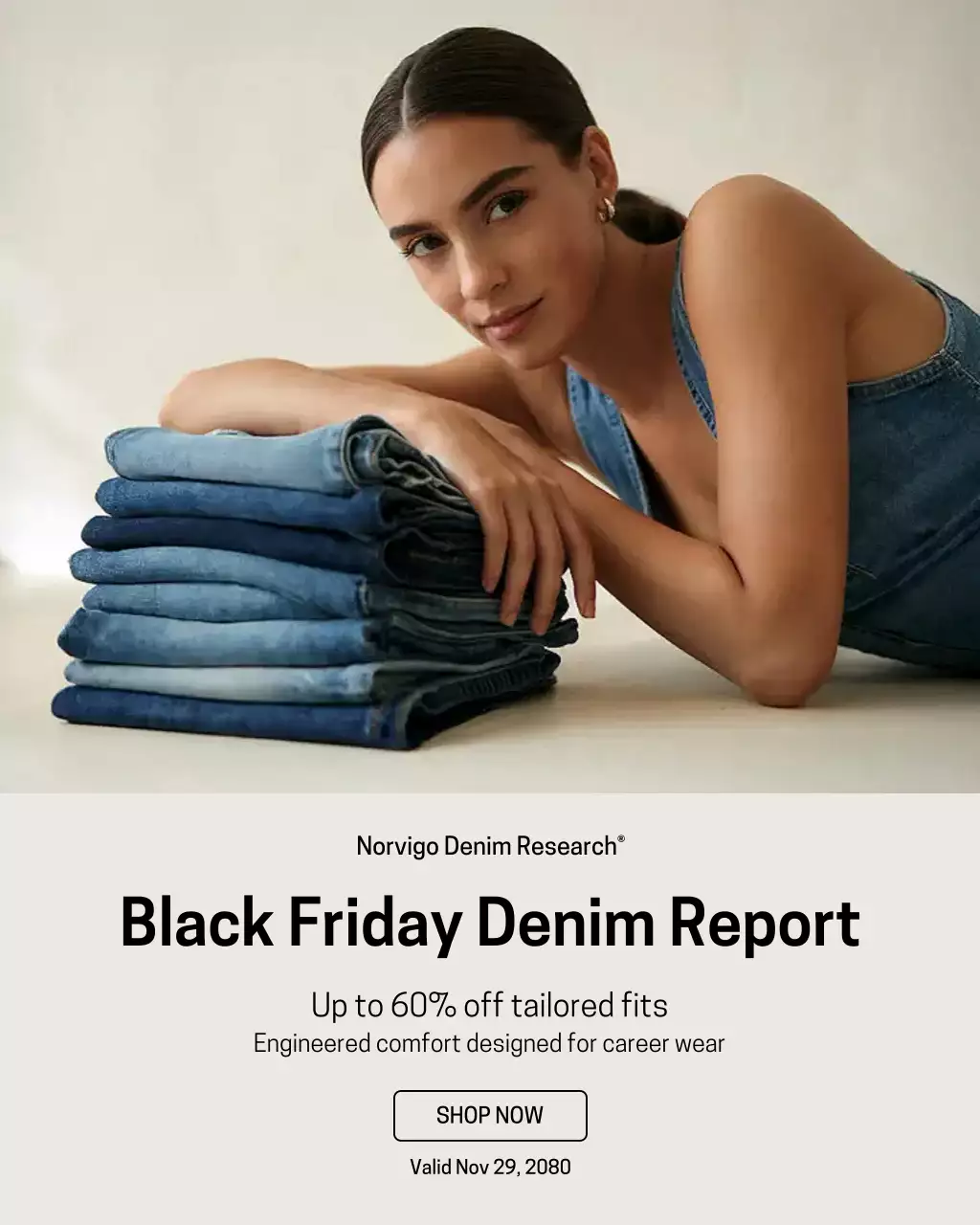 Blue Modern Fashion Promotion Instagram Post