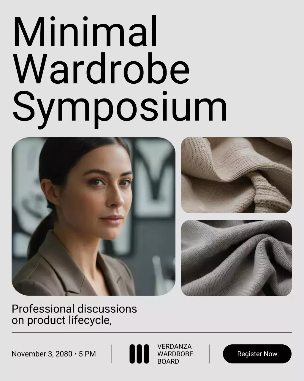 Grey Modern Fashion Promotion Instagram Post