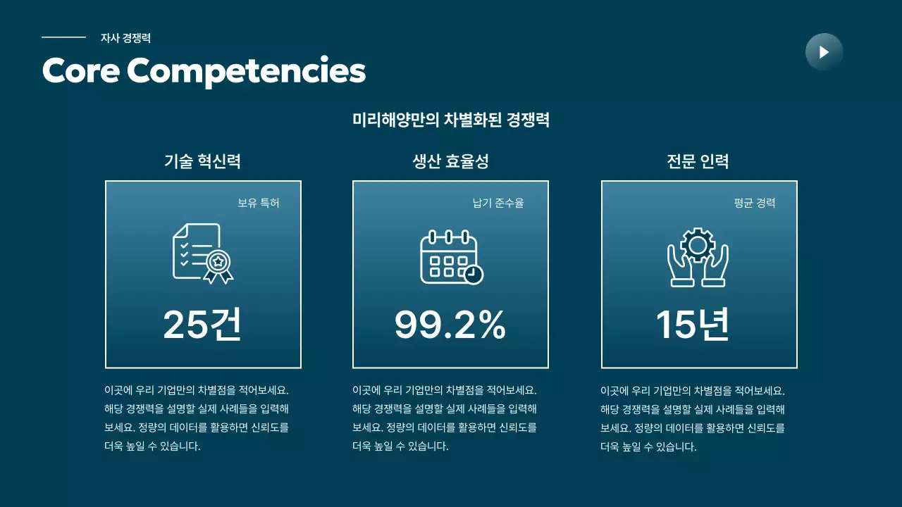 하늘색 모던 해운업 홍보