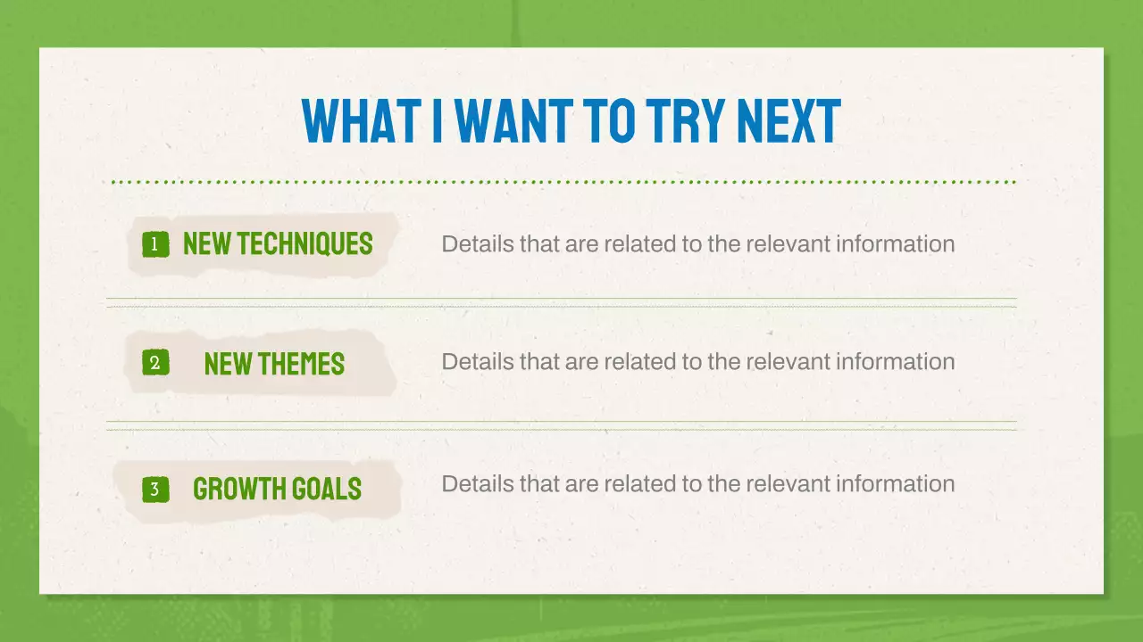 Green And Blue Modern Design Portfolio Presentation