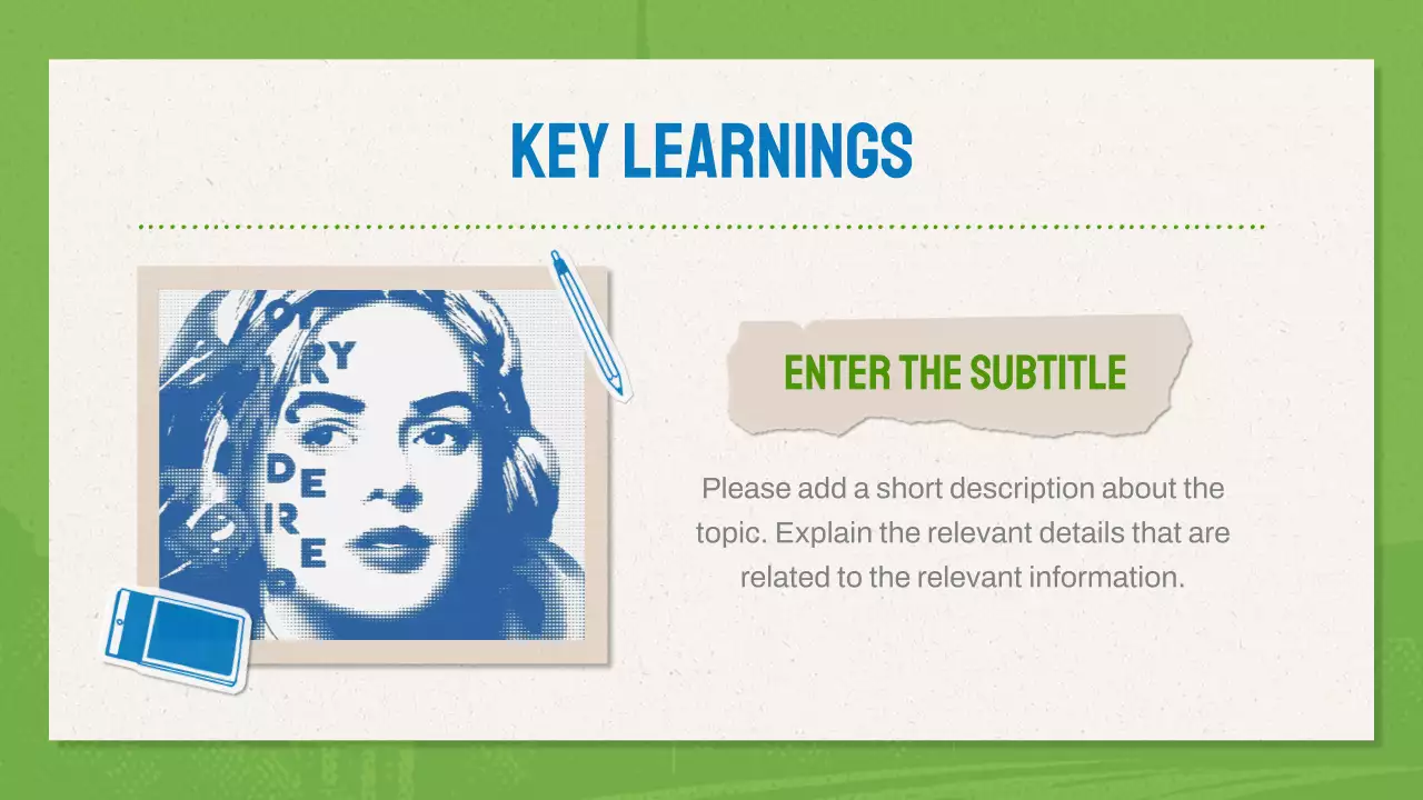 Green And Blue Modern Design Portfolio Presentation