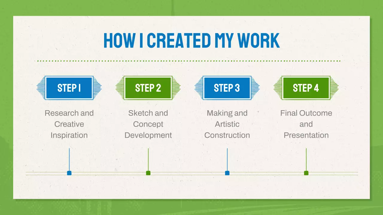 Green And Blue Modern Design Portfolio Presentation