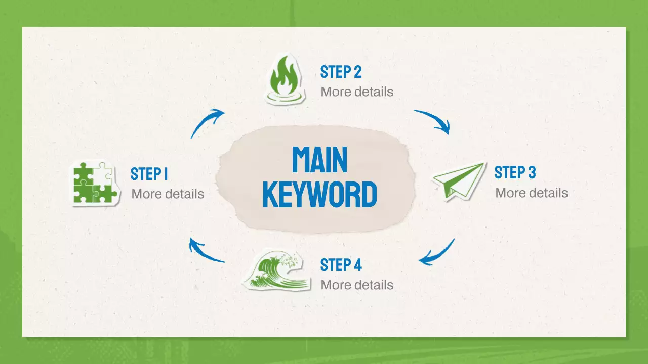 Green And Blue Modern Design Portfolio Presentation