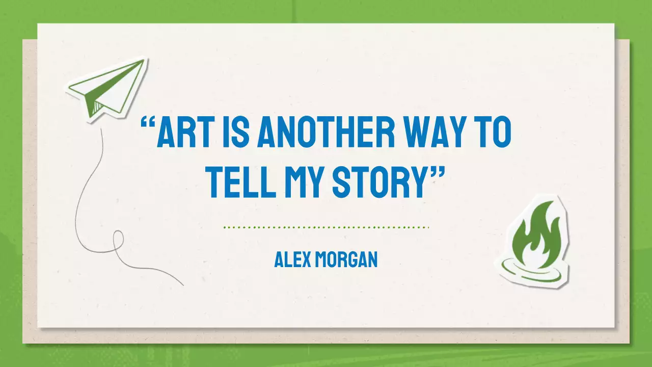 Green And Blue Modern Design Portfolio Presentation