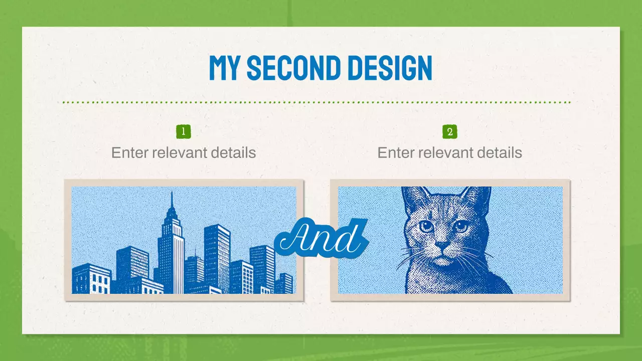 Green And Blue Modern Design Portfolio Presentation