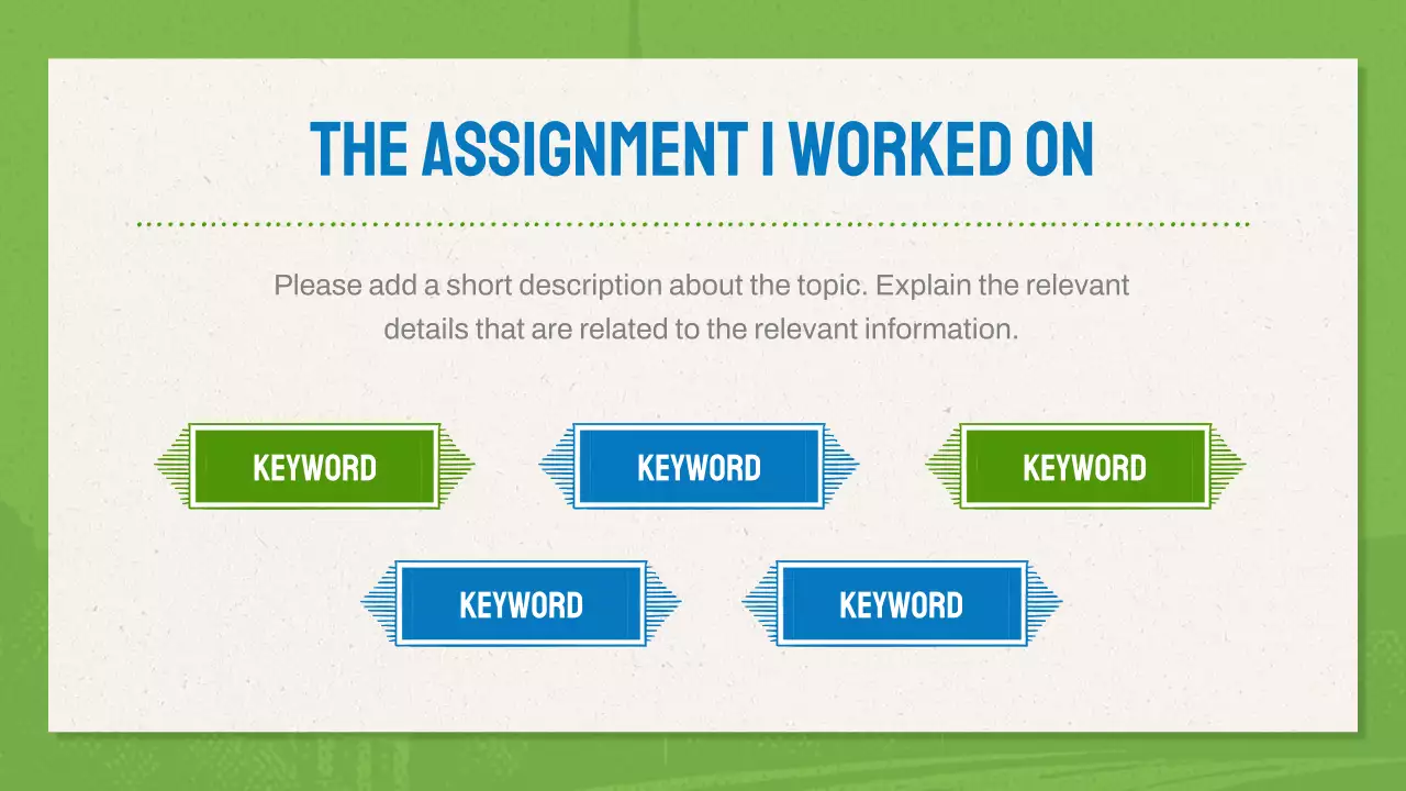 Green And Blue Modern Design Portfolio Presentation