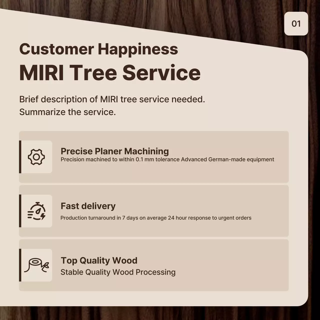 Brown Simple Furniture Advertisement