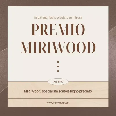 Promozione di prodotti in legno marrone di prima qualità