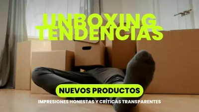 Vlog de reseñas de productos Neon Modern