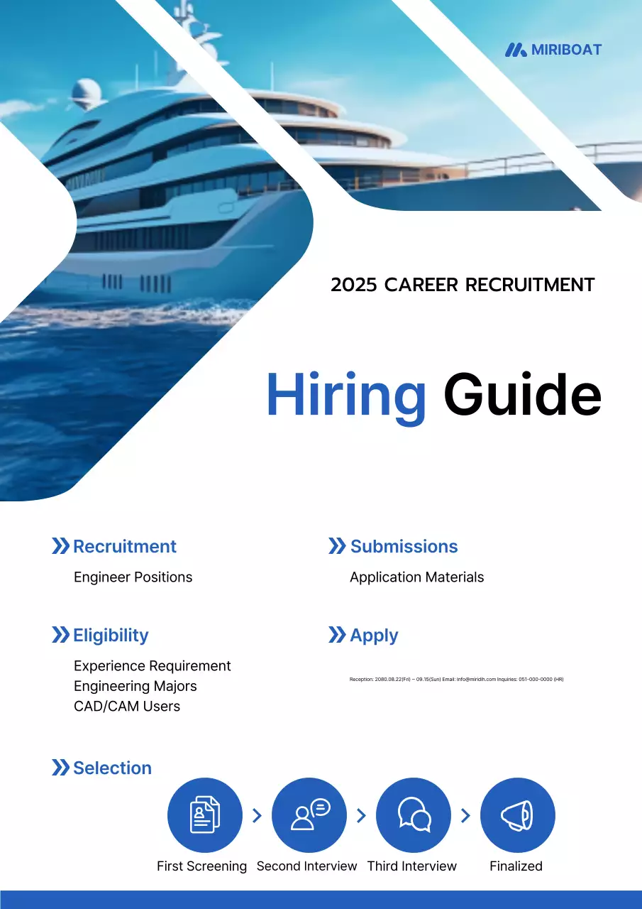 Thông báo tuyển dụng của Blue Modern