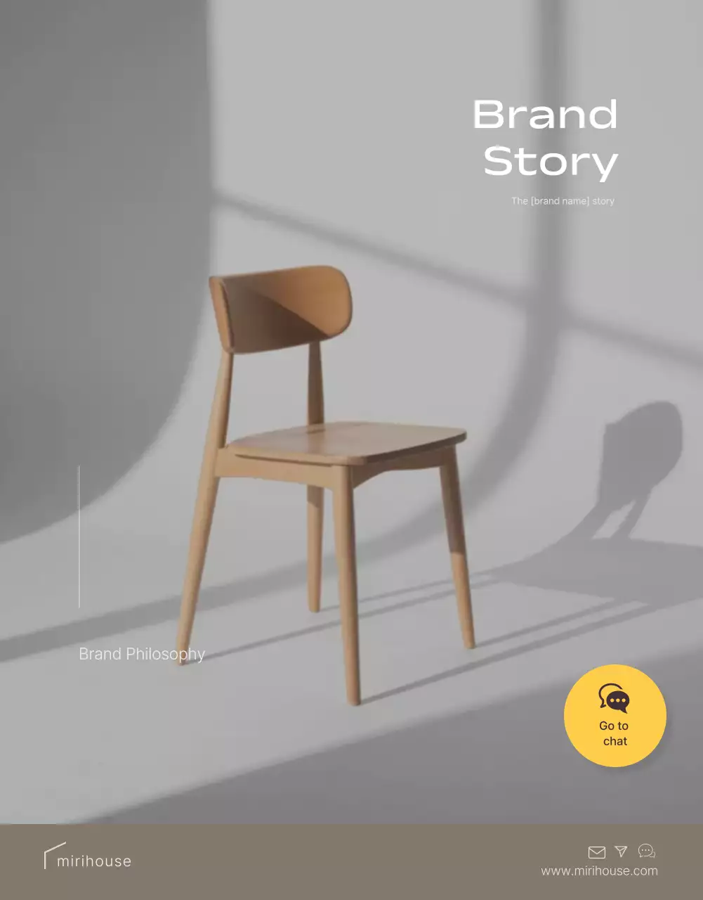 Beige Minimal Furniture Advertisement