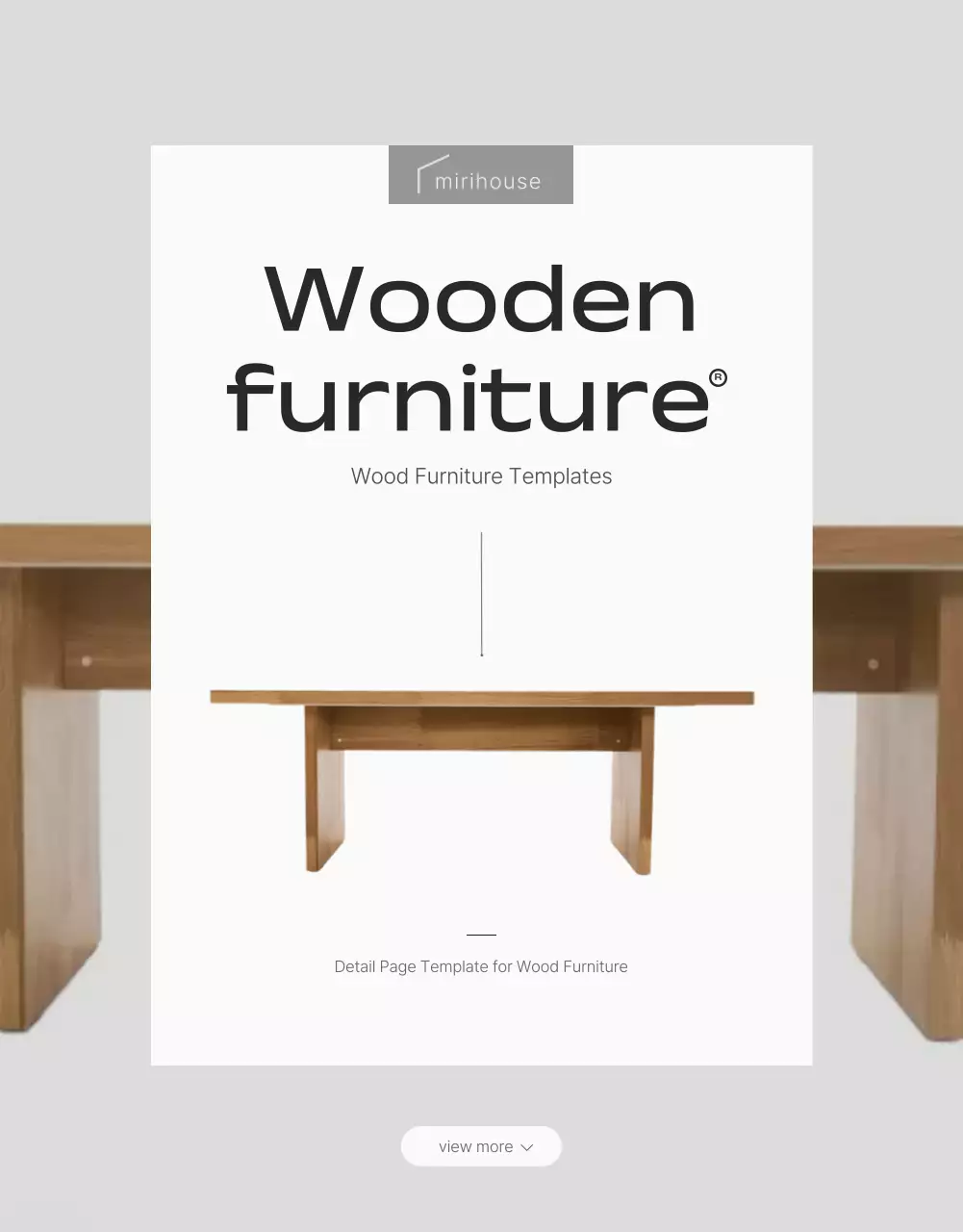 Beige Minimal Furniture Advertisement