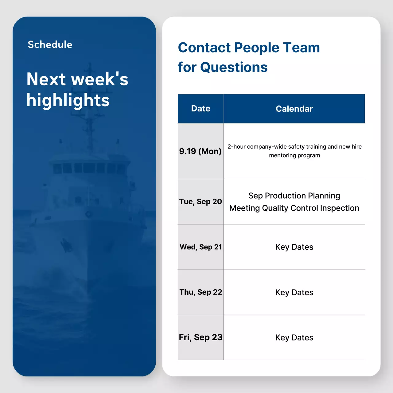 Blue Modern News Information Delivery