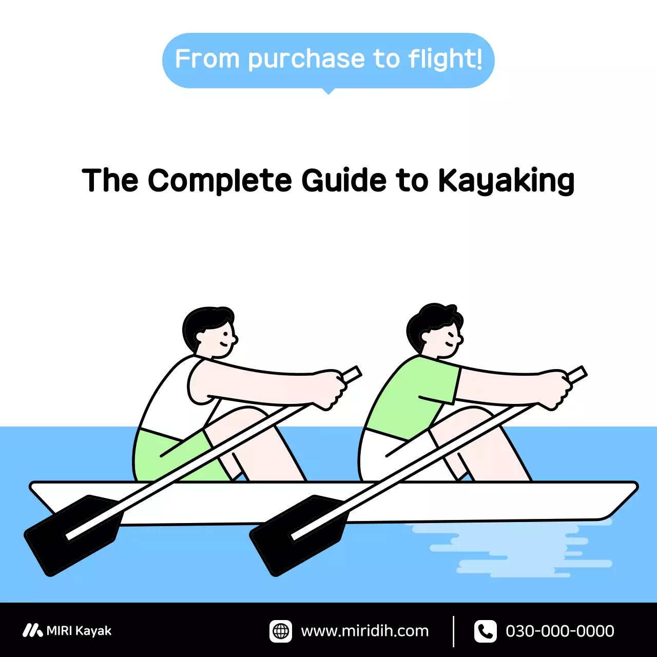 Manual Esportivo Simples Azul Céu