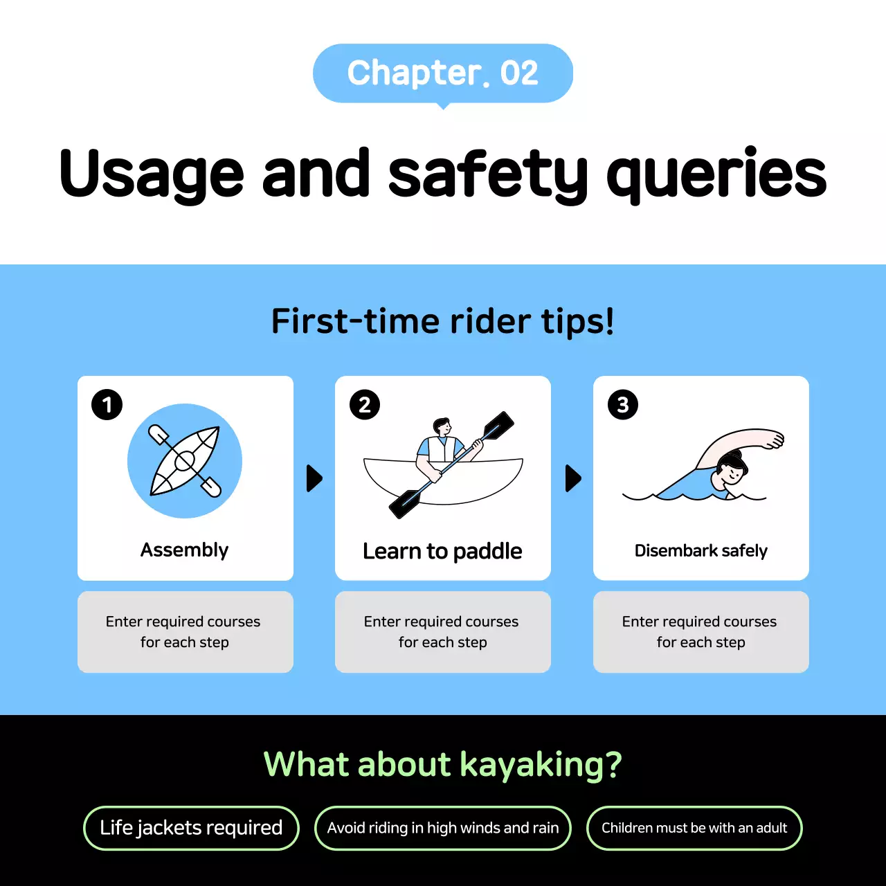 Sky Blue Simple Sports Manual