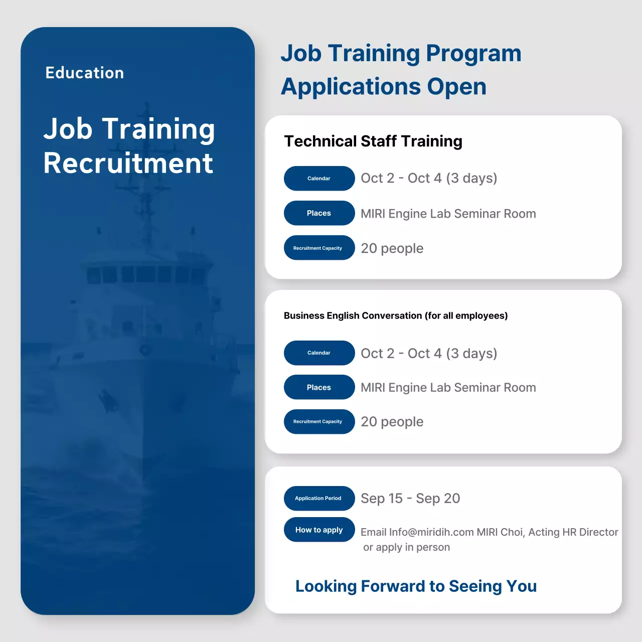 Blue Modern News Information Delivery