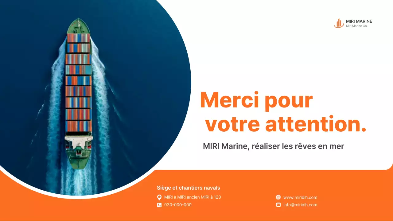 Publicité d'expédition moderne orange