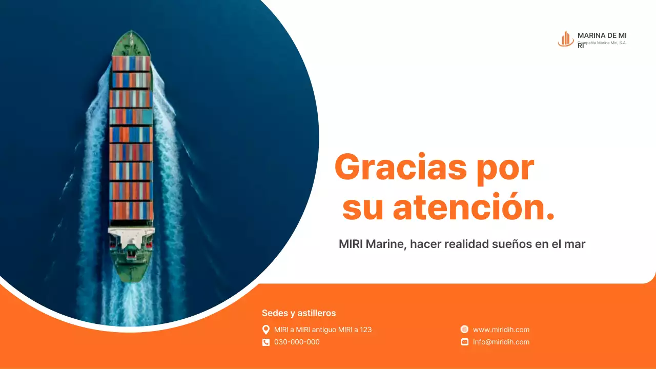 Anuncio de envío moderno de Orange