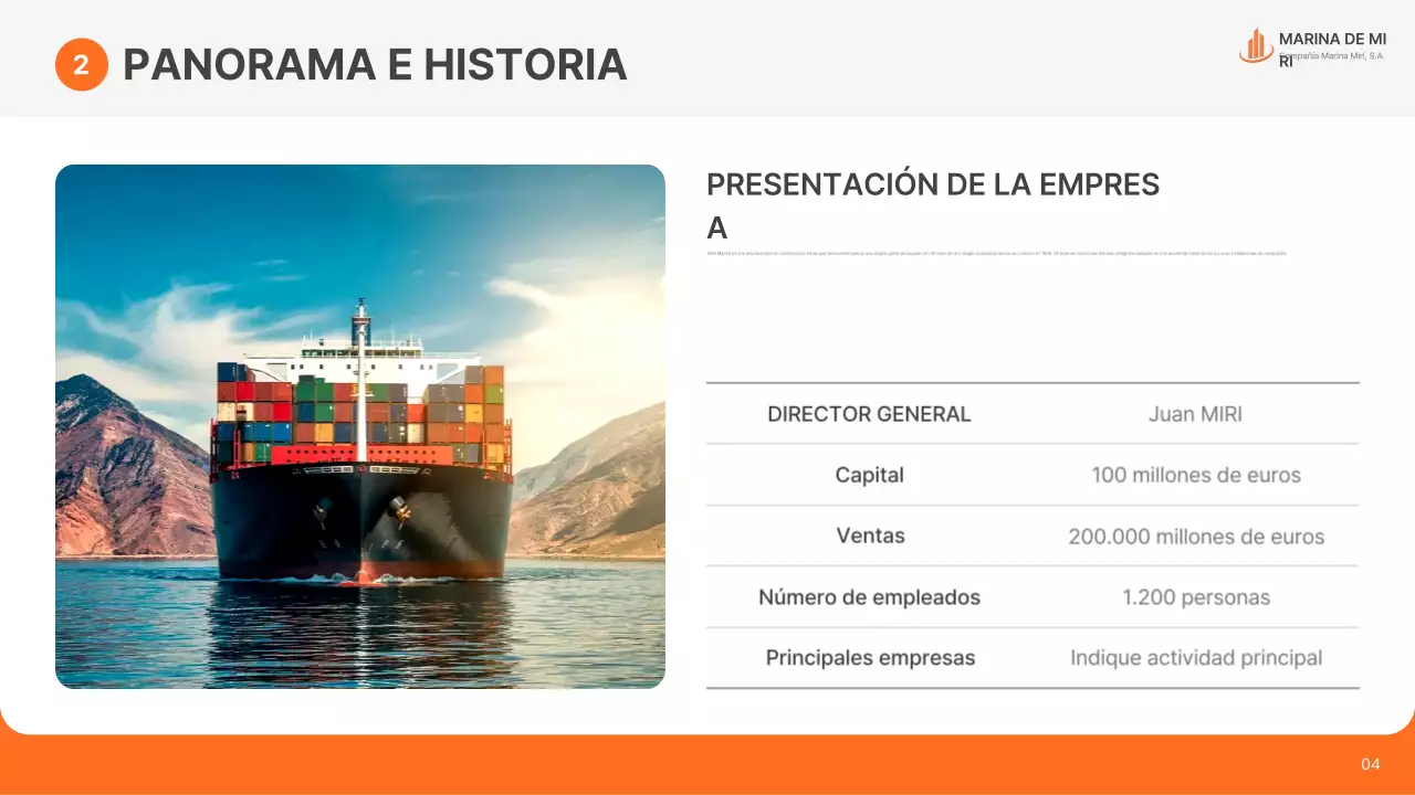 Anuncio de envío moderno de Orange