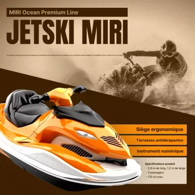 Publicité Orange Modern Water Sports