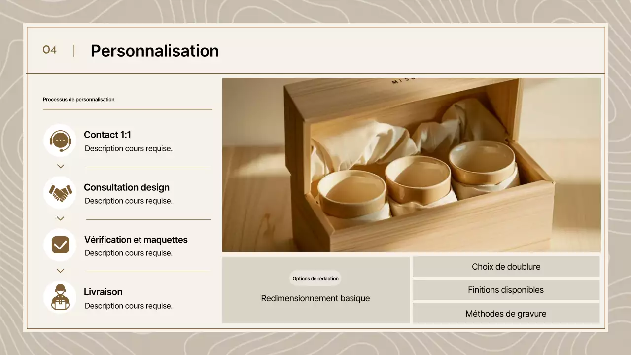 Promotion du catalogue Beige Simple