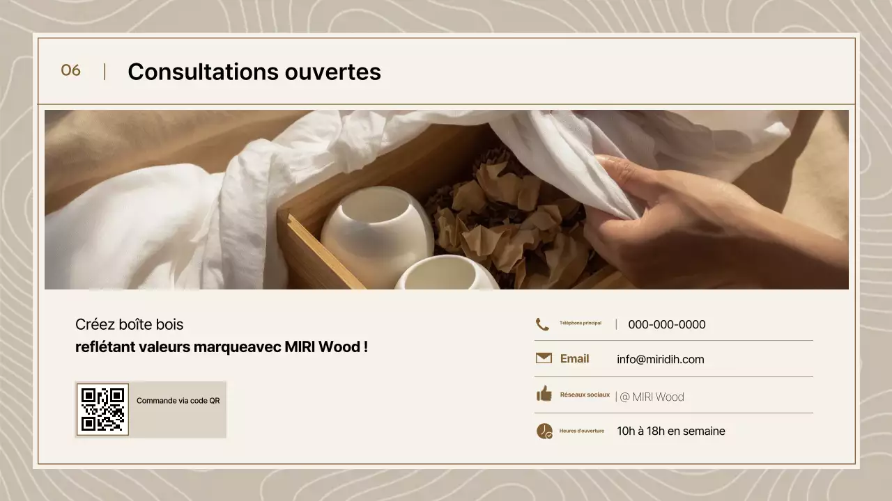 Promotion du catalogue Beige Simple