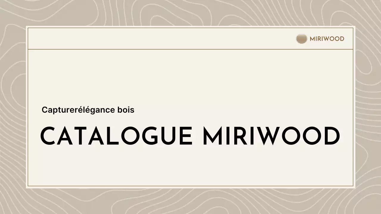 Promotion du catalogue Beige Simple