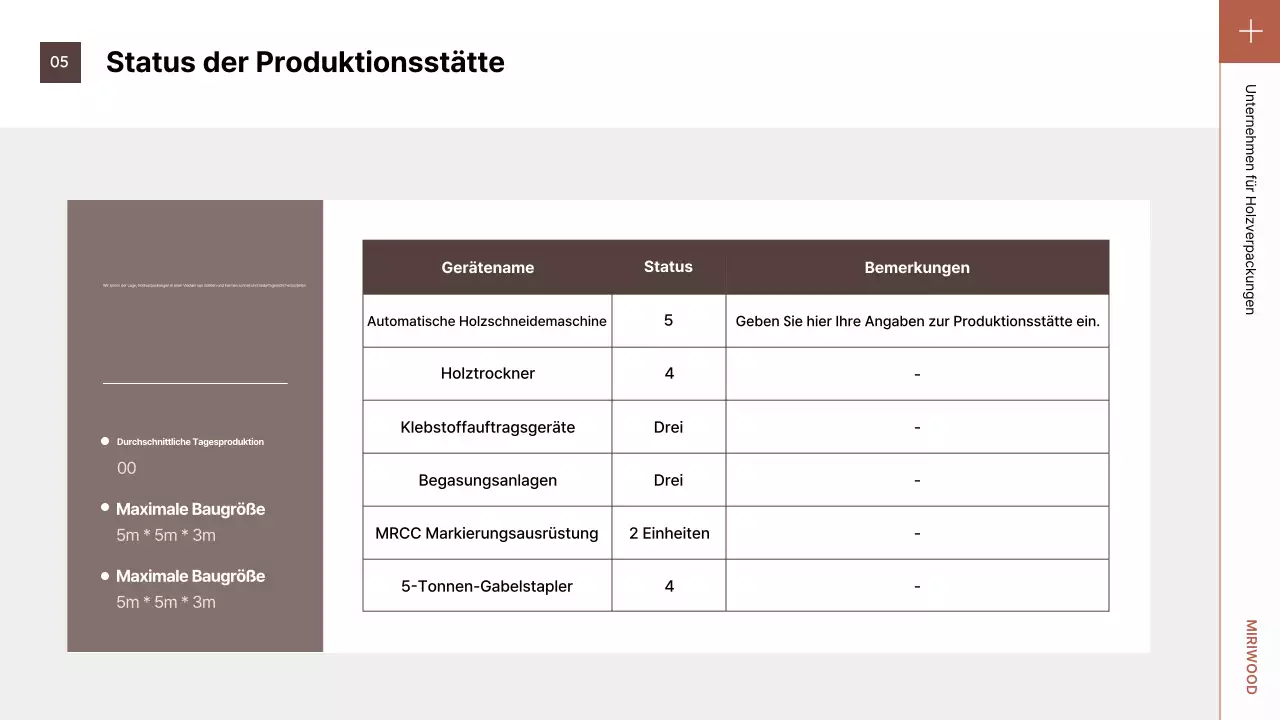 Einführung der braunen, ordentlichen Verpackung
