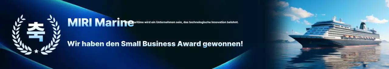 Blaue moderne Marineindustrie-Werbung