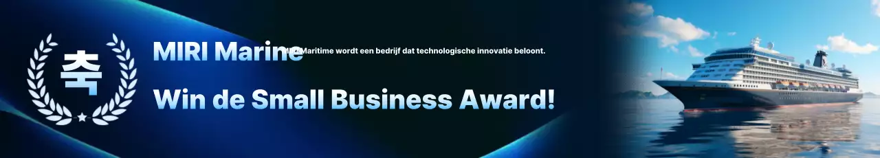 Promotie van de Blauwe Moderne Maritieme Industrie