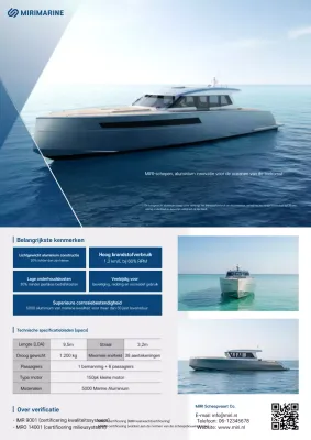 Promotie van hemelsblauwe moderne maritieme technologie