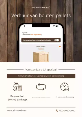 Brown Clean Huuradvertentie