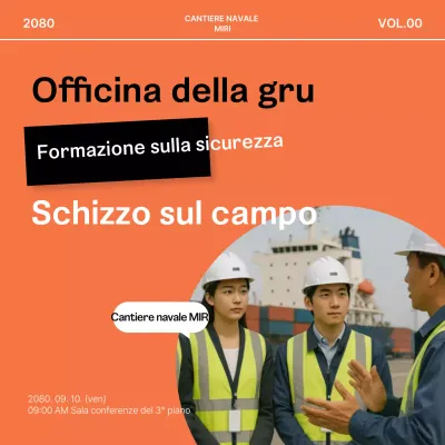 Formazione di base sulla sicurezza arancione