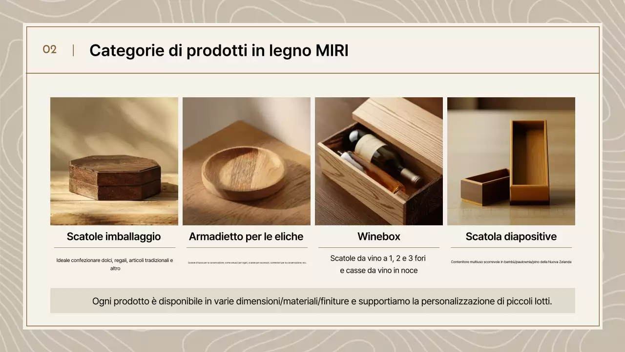 Promozione catalogo semplice beige