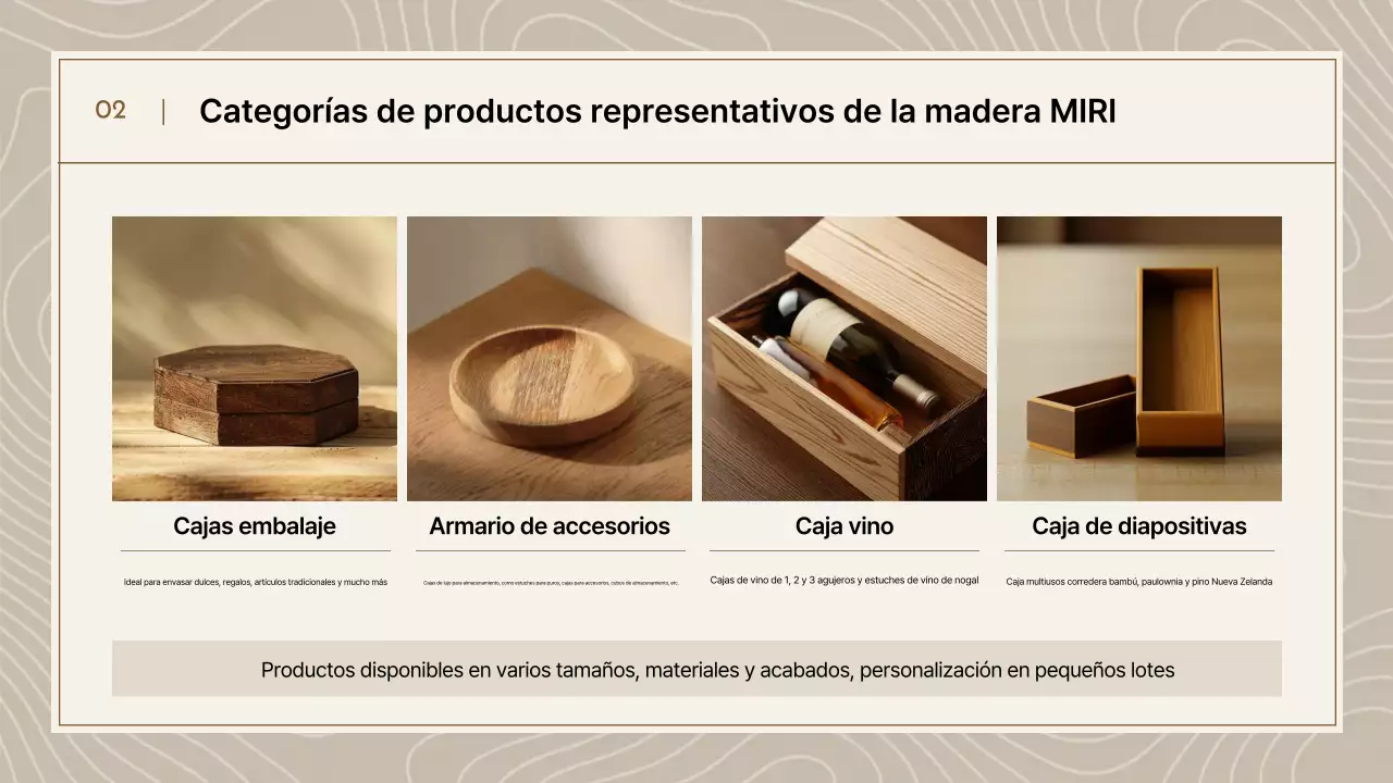 Promoción de catálogo simple beige