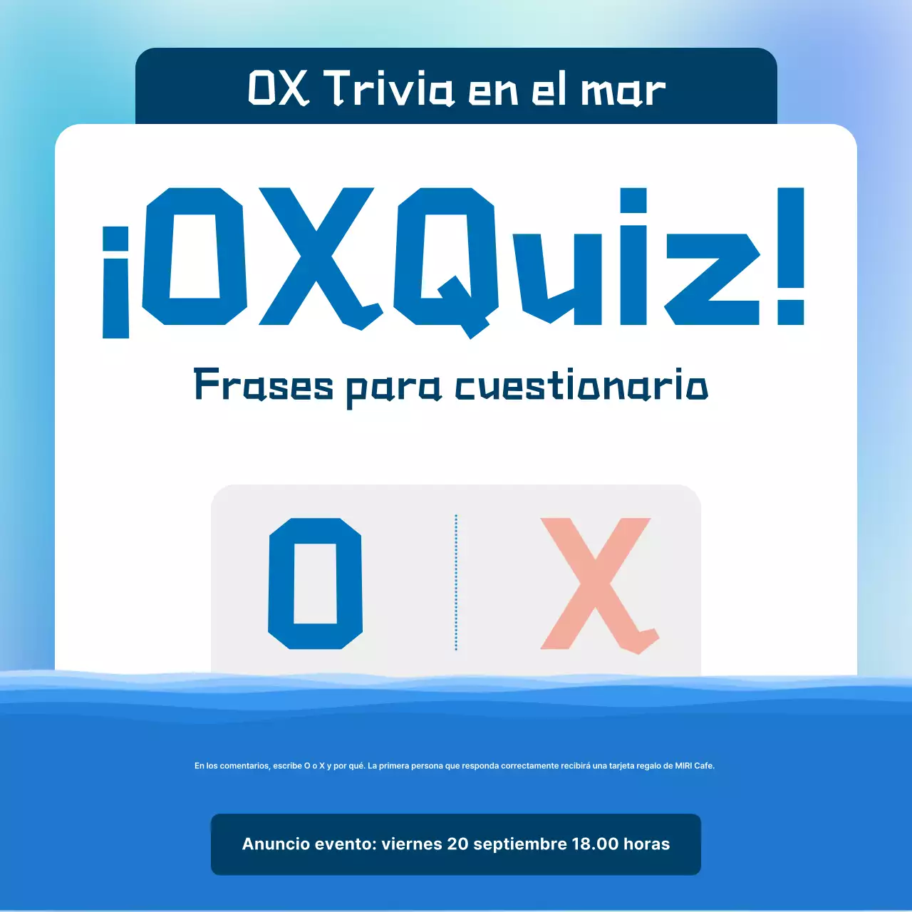 Guía de eventos Sky Blue Clean