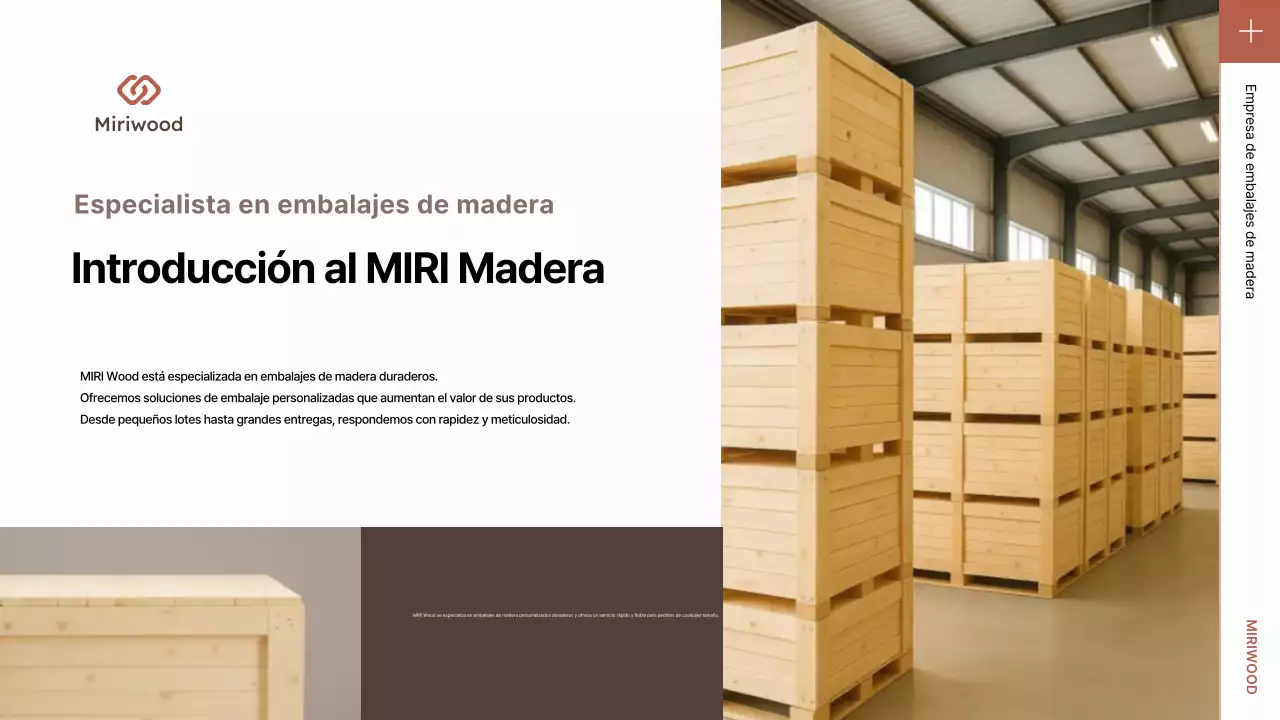 Presentamos el elegante embalaje marrón