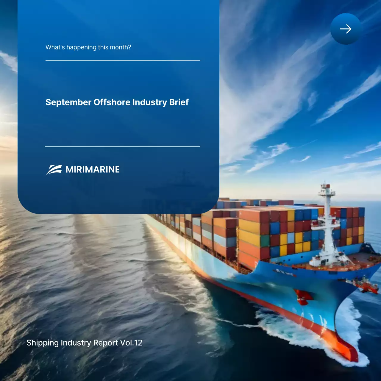 Blue Modern Marine Industry Report