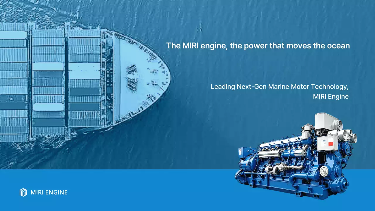 Anúncio de Navio Moderno Azul